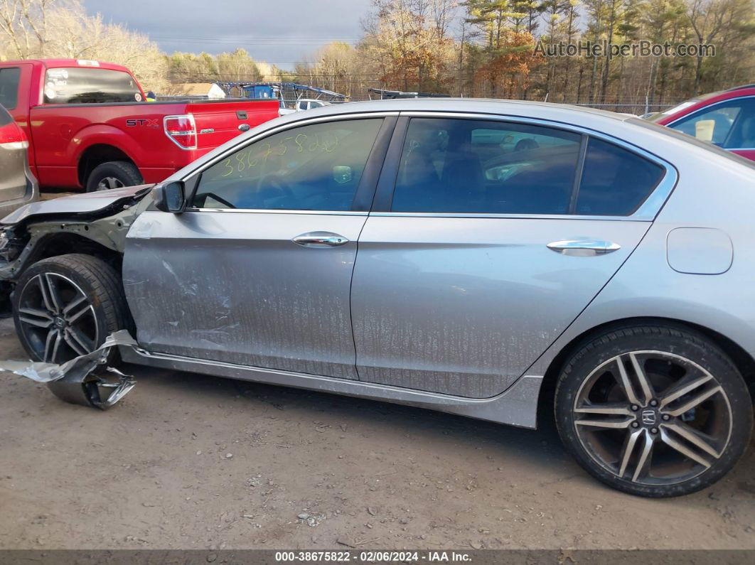 2017 Honda Accord Sport Silver vin: 1HGCR2F56HA196356