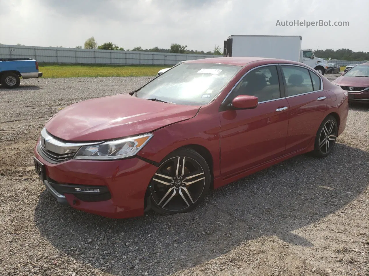 2017 Honda Accord Sport Red vin: 1HGCR2F56HA293007