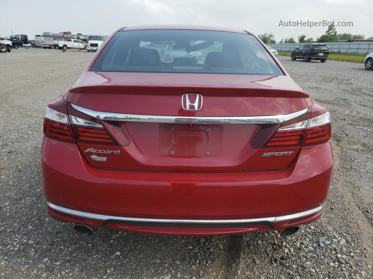 2017 Honda Accord Sport Red vin: 1HGCR2F56HA293007