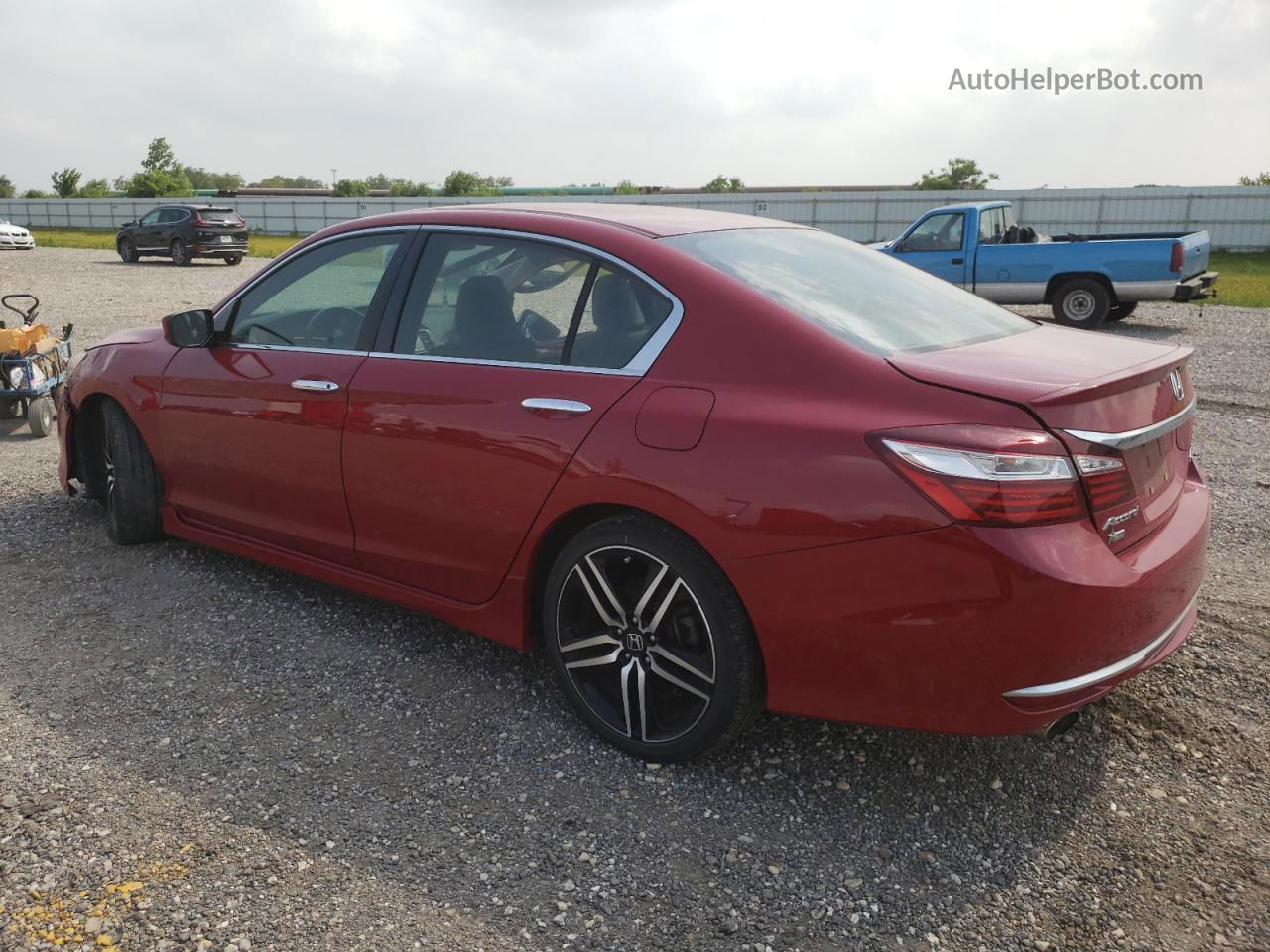 2017 Honda Accord Sport Red vin: 1HGCR2F56HA293007