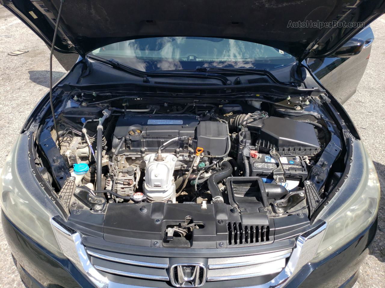 2014 Honda Accord Sport Черный vin: 1HGCR2F57EA090607