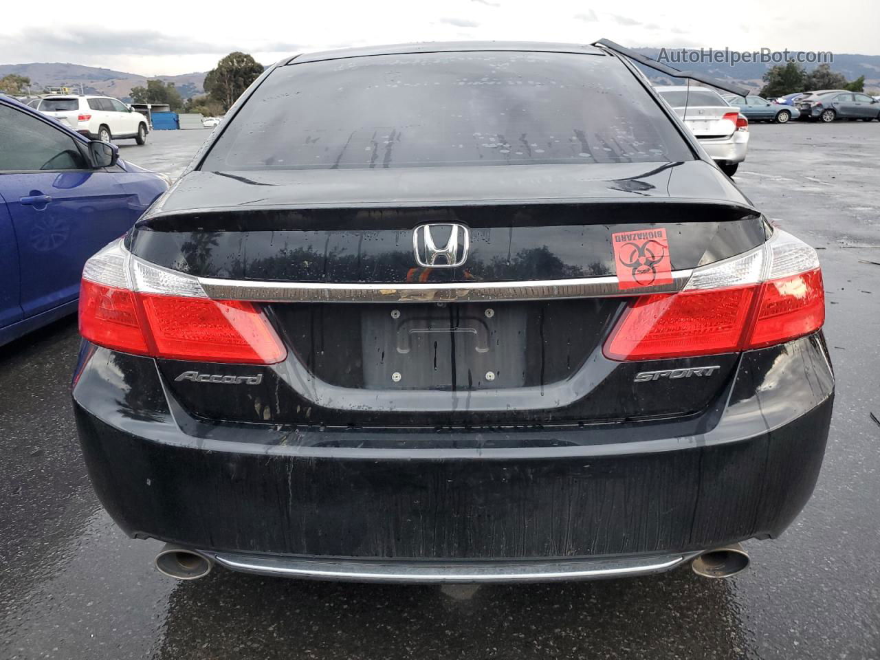 2014 Honda Accord Sport Black vin: 1HGCR2F57EA242983