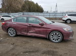 2014 Honda Accord Sport Maroon vin: 1HGCR2F57EA801674