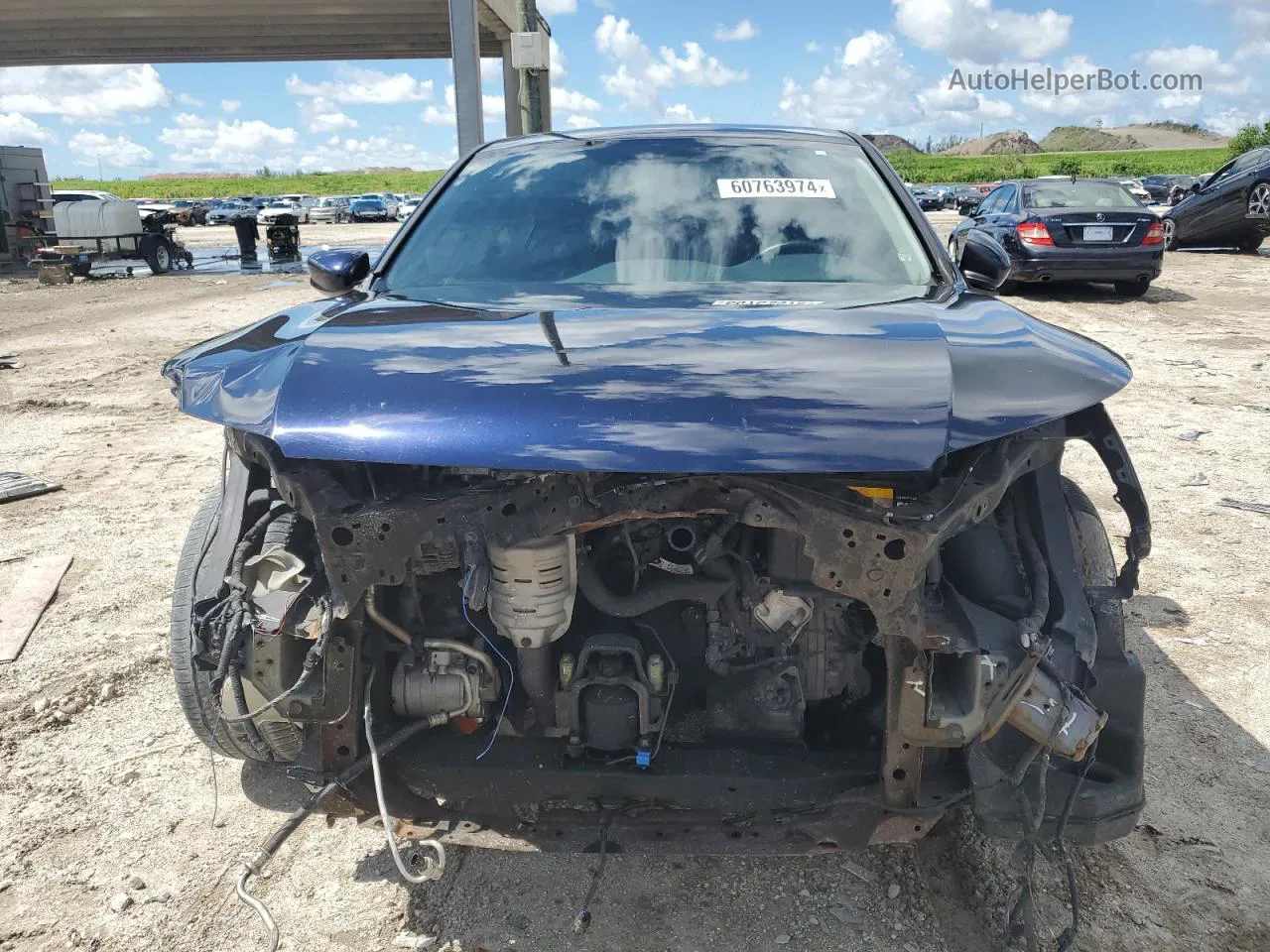 2015 Honda Accord Sport Blue vin: 1HGCR2F57FA034359