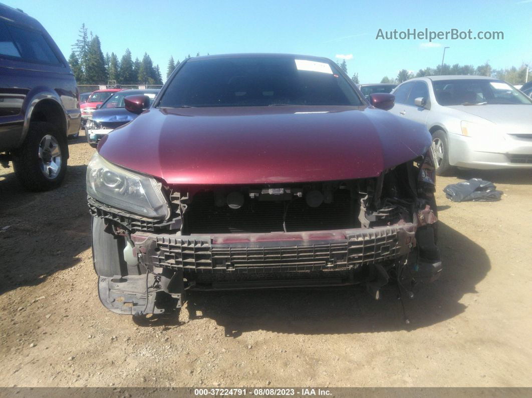 2015 Honda Accord Sedan Sport Maroon vin: 1HGCR2F57FA149124