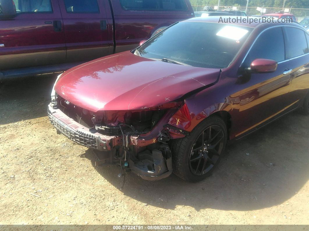 2015 Honda Accord Sedan Sport Maroon vin: 1HGCR2F57FA149124