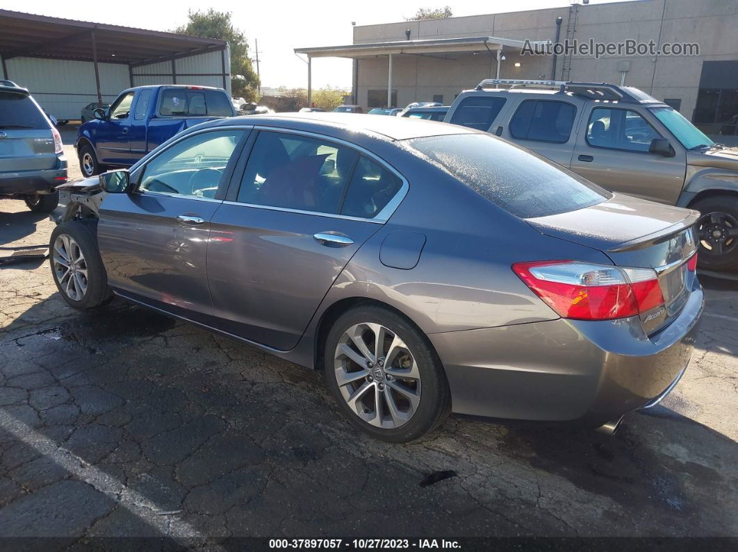 2015 Honda Accord Sedan Sport Gray vin: 1HGCR2F57FA227482