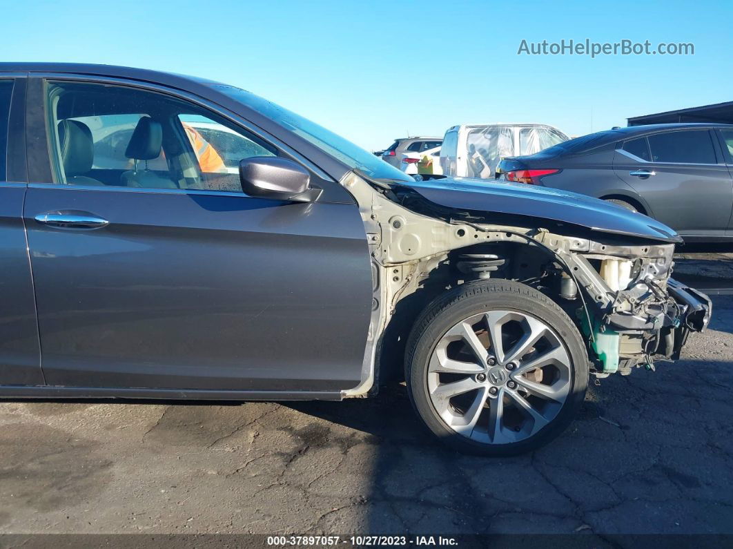 2015 Honda Accord Sedan Sport Gray vin: 1HGCR2F57FA227482