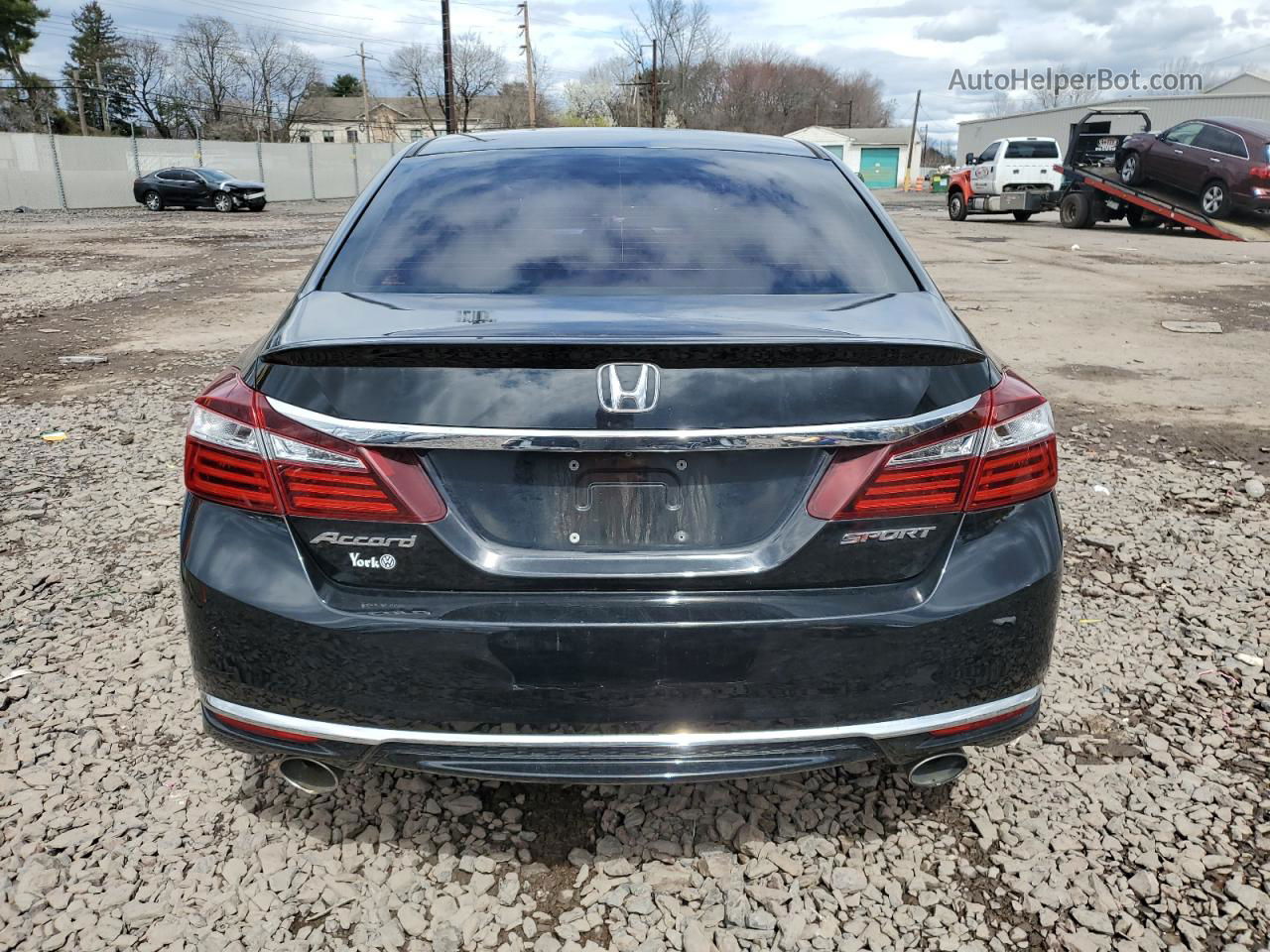 2016 Honda Accord Sport Black vin: 1HGCR2F57GA040504