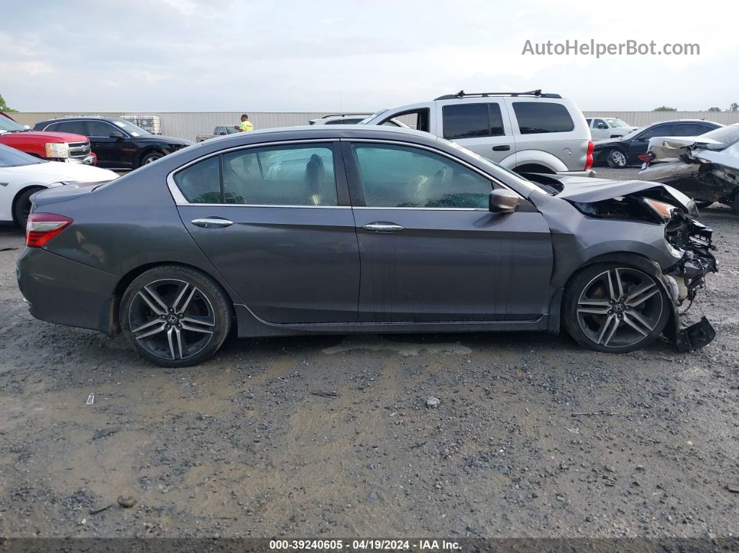 2016 Honda Accord Sport Серый vin: 1HGCR2F57GA106520