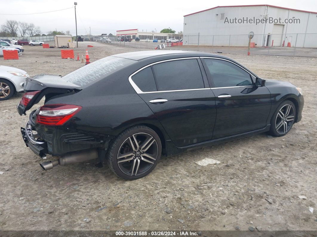 2016 Honda Accord Sport Black vin: 1HGCR2F57GA114889