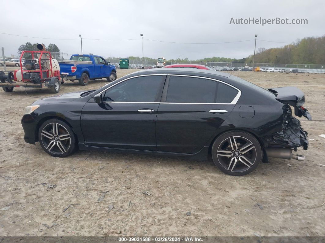 2016 Honda Accord Sport Black vin: 1HGCR2F57GA114889