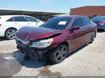 2017 Honda Accord Sedan Sport Burgundy vin: 1HGCR2F57HA025390