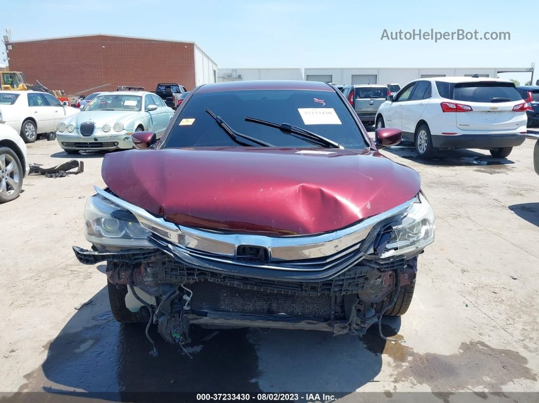 2017 Honda Accord Sedan Sport Burgundy vin: 1HGCR2F57HA025390