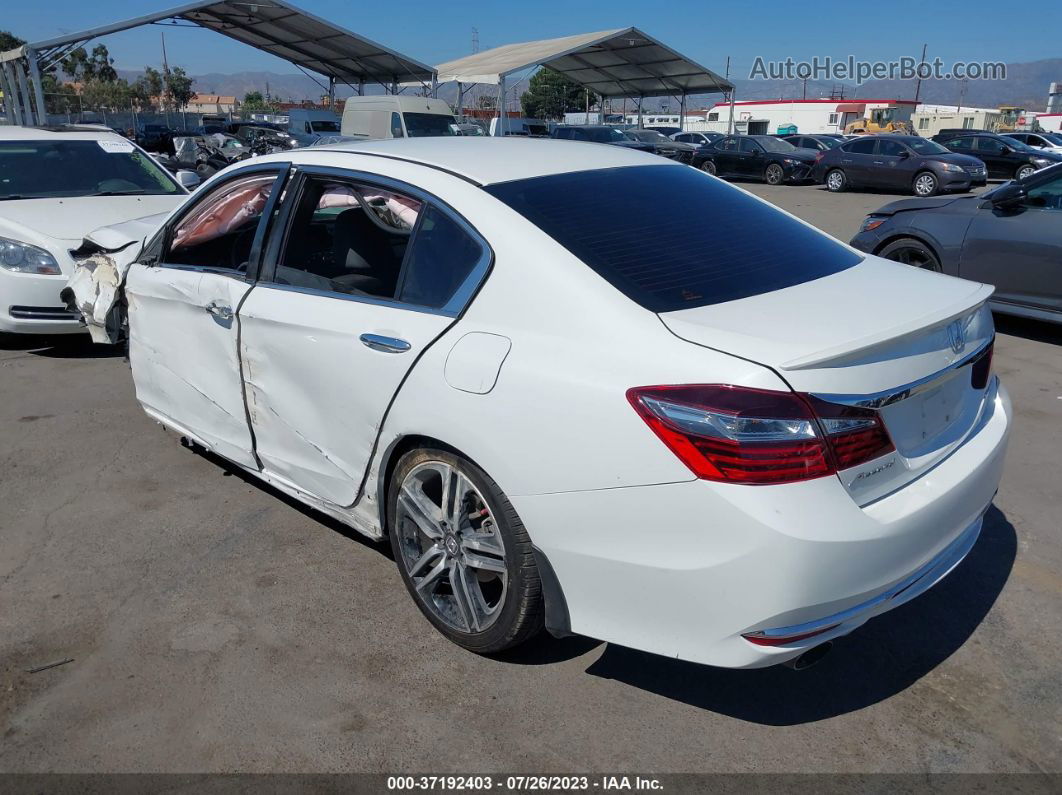 2017 Honda Accord Sedan Sport White vin: 1HGCR2F57HA076467