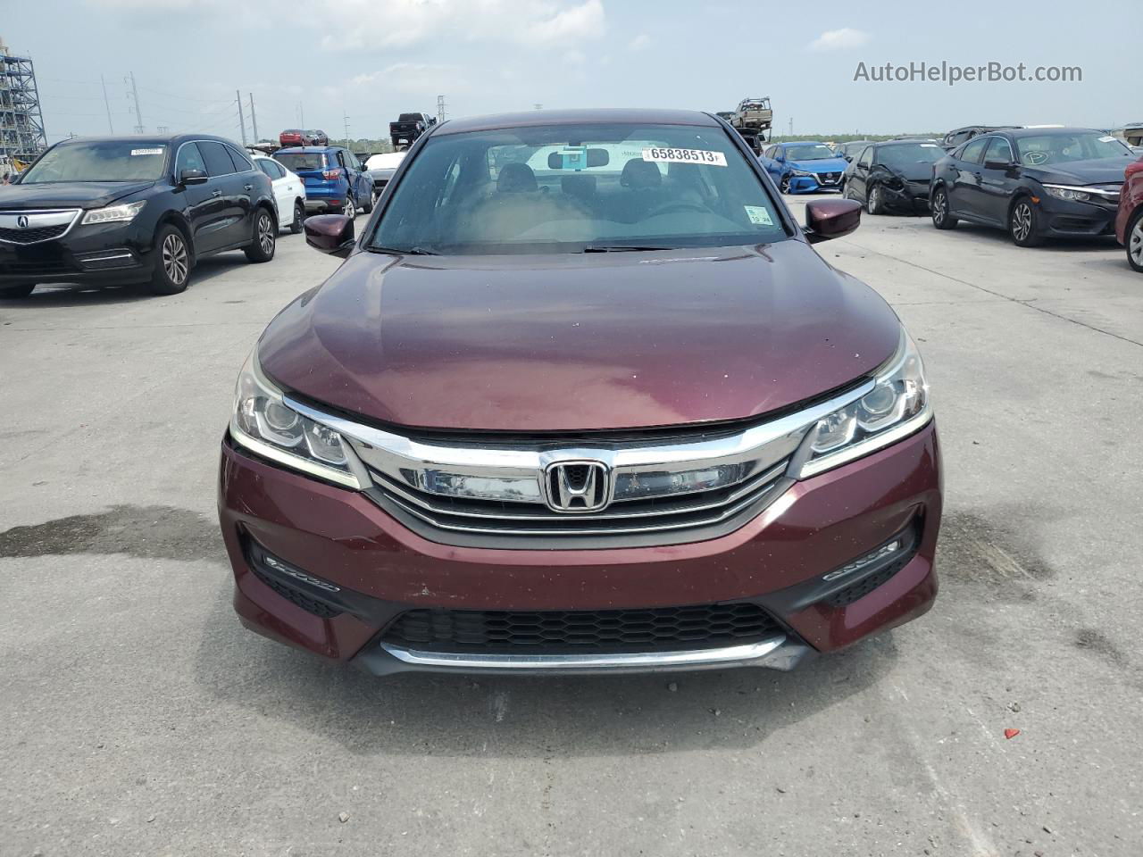 2017 Honda Accord Sport Красный vin: 1HGCR2F57HA102033