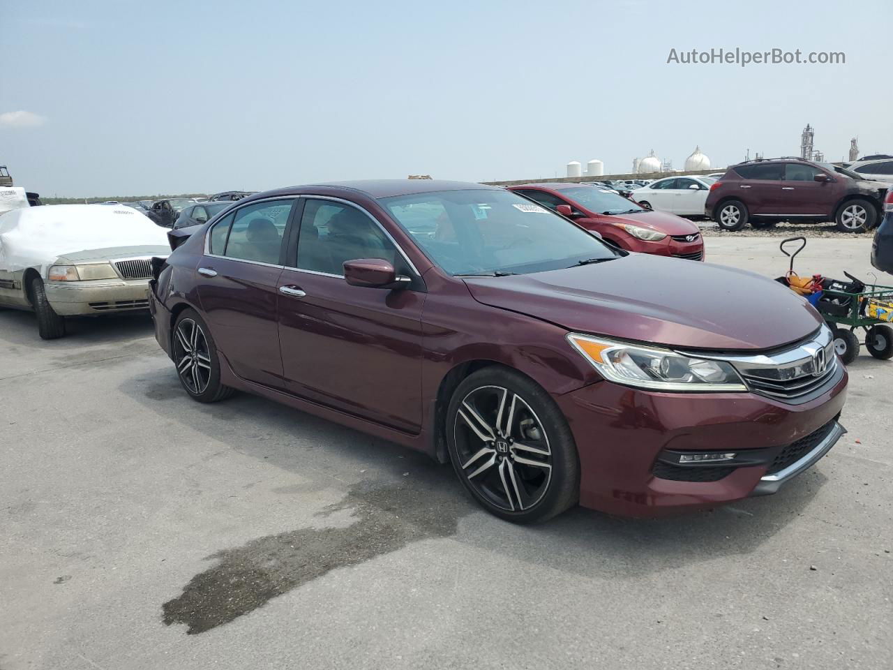 2017 Honda Accord Sport Red vin: 1HGCR2F57HA102033