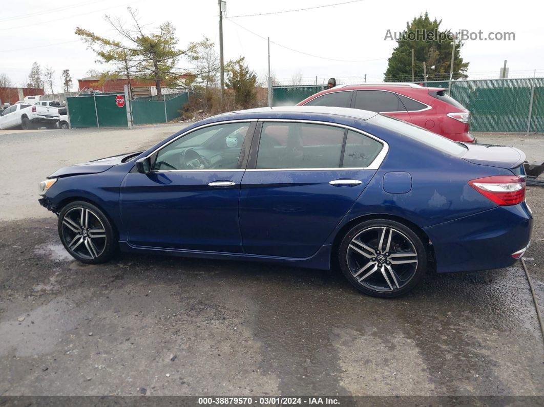 2017 Honda Accord Sport Navy vin: 1HGCR2F57HA157923