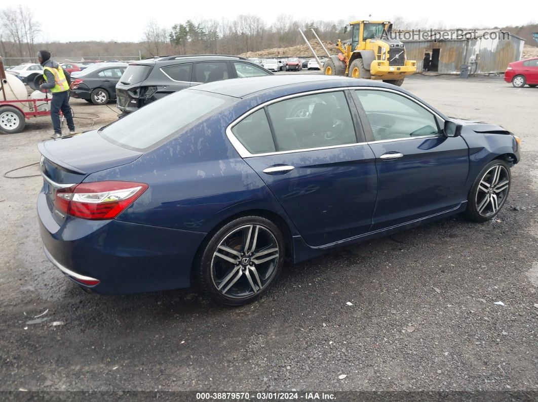 2017 Honda Accord Sport Navy vin: 1HGCR2F57HA157923