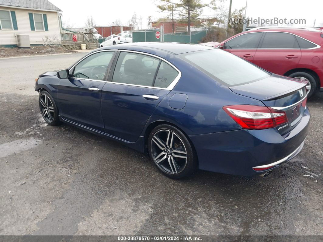 2017 Honda Accord Sport Navy vin: 1HGCR2F57HA157923