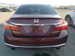 2017 Honda Accord Sport Maroon vin: 1HGCR2F57HA217196