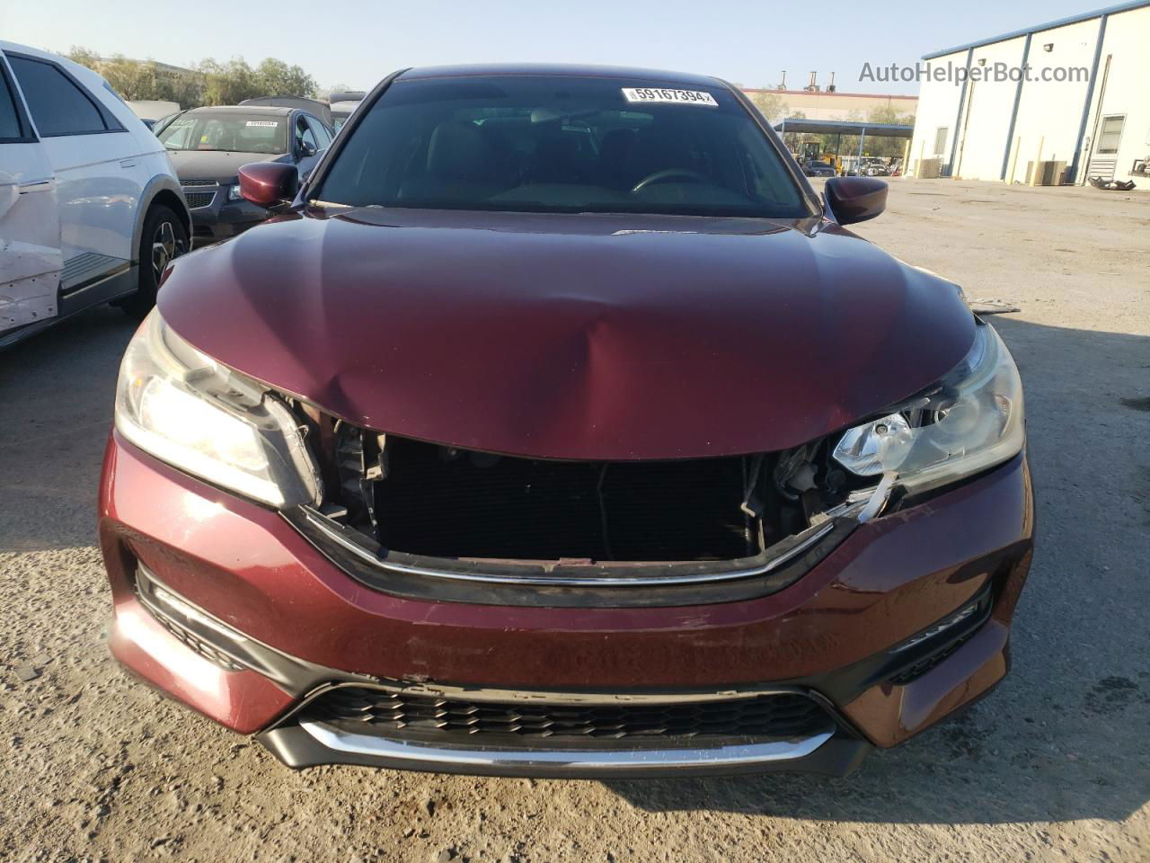 2017 Honda Accord Sport Maroon vin: 1HGCR2F57HA217196