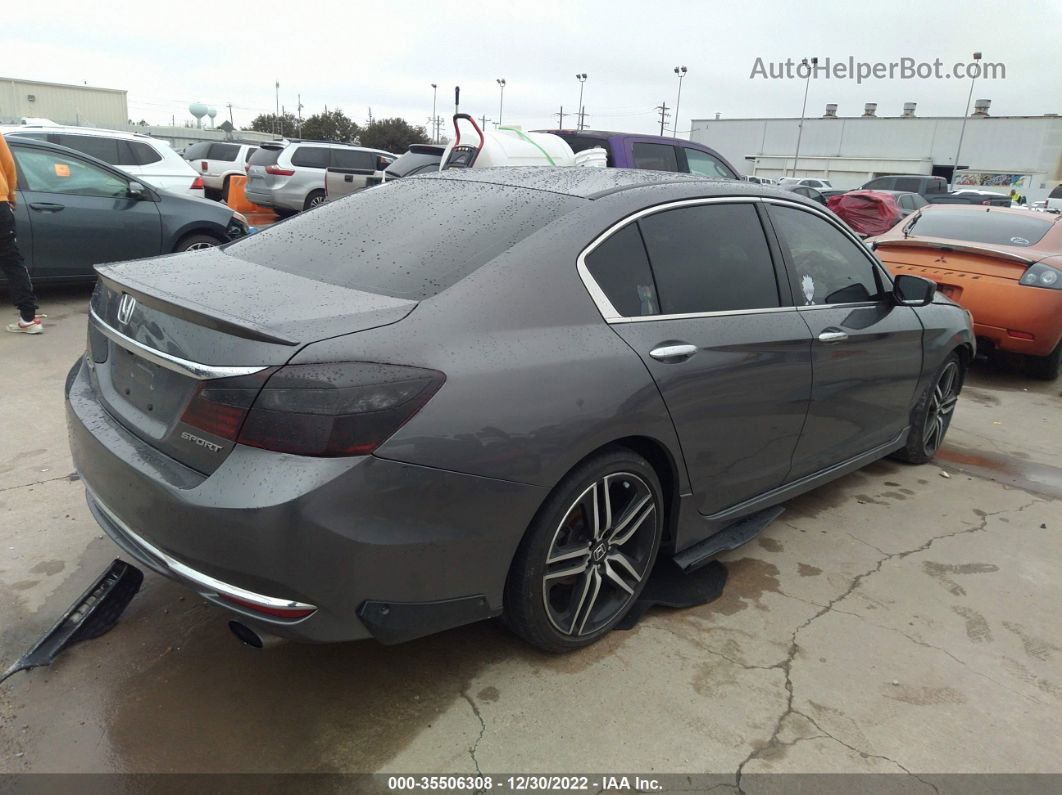 2017 Honda Accord Sedan Sport Gray vin: 1HGCR2F57HA260369