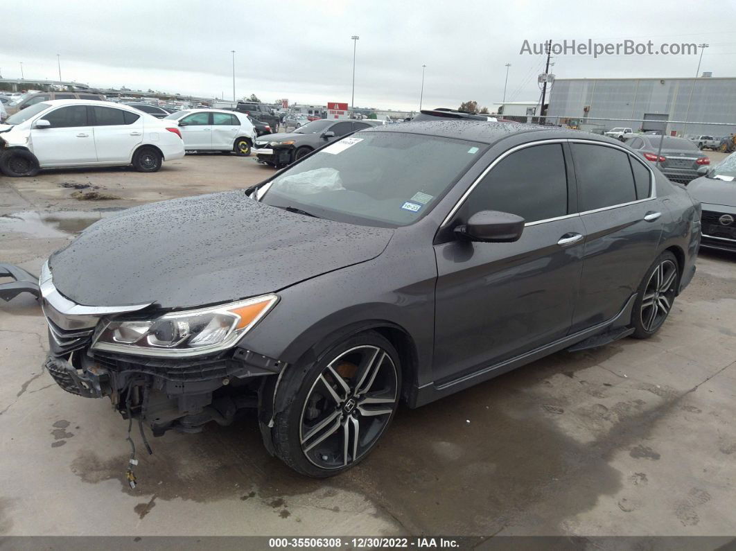 2017 Honda Accord Sedan Sport Gray vin: 1HGCR2F57HA260369