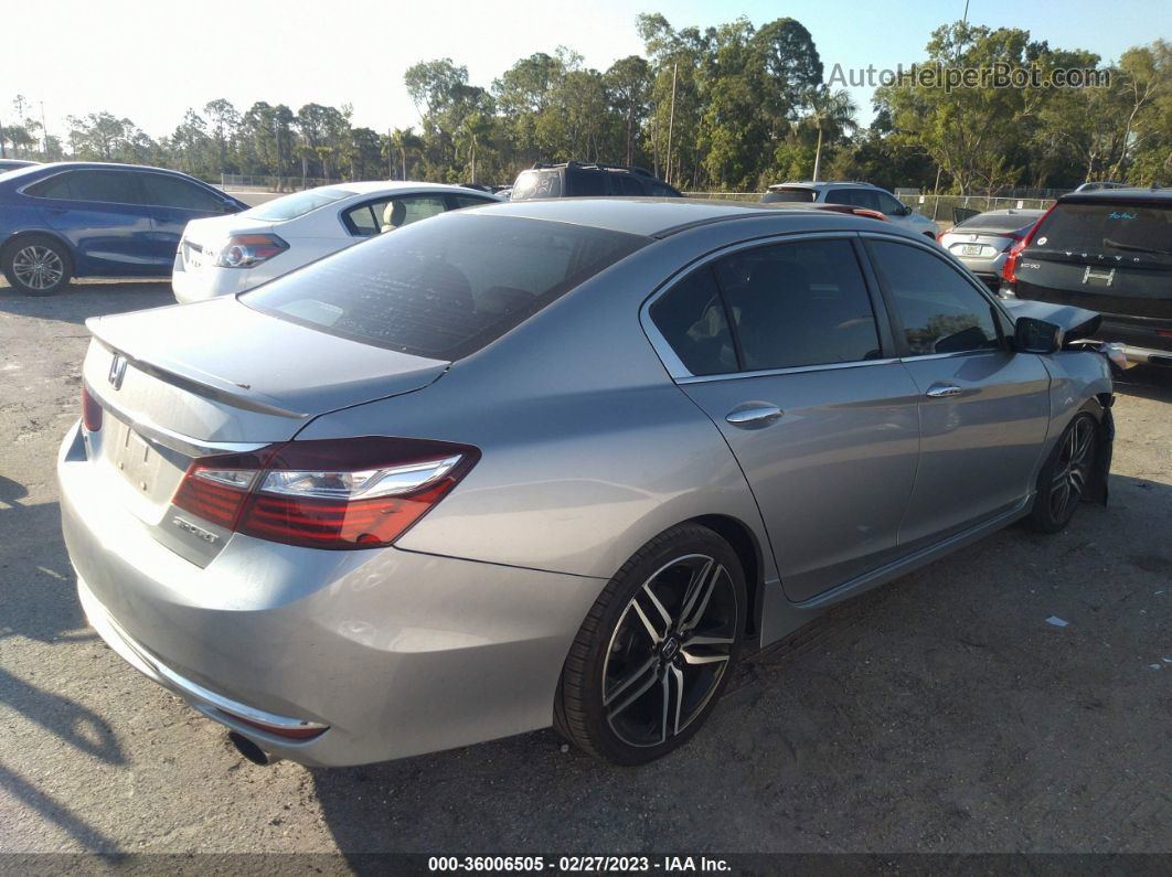 2017 Honda Accord Sedan Sport Silver vin: 1HGCR2F57HA304080