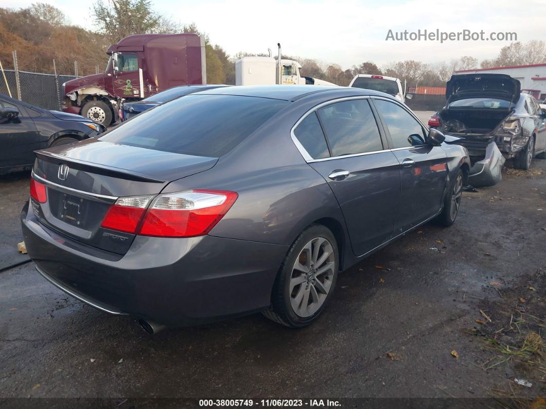 2014 Honda Accord Sport Gray vin: 1HGCR2F58EA042632