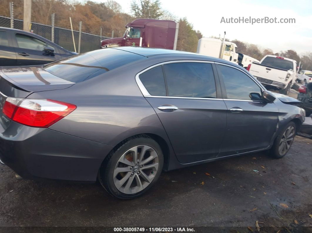 2014 Honda Accord Sport Gray vin: 1HGCR2F58EA042632