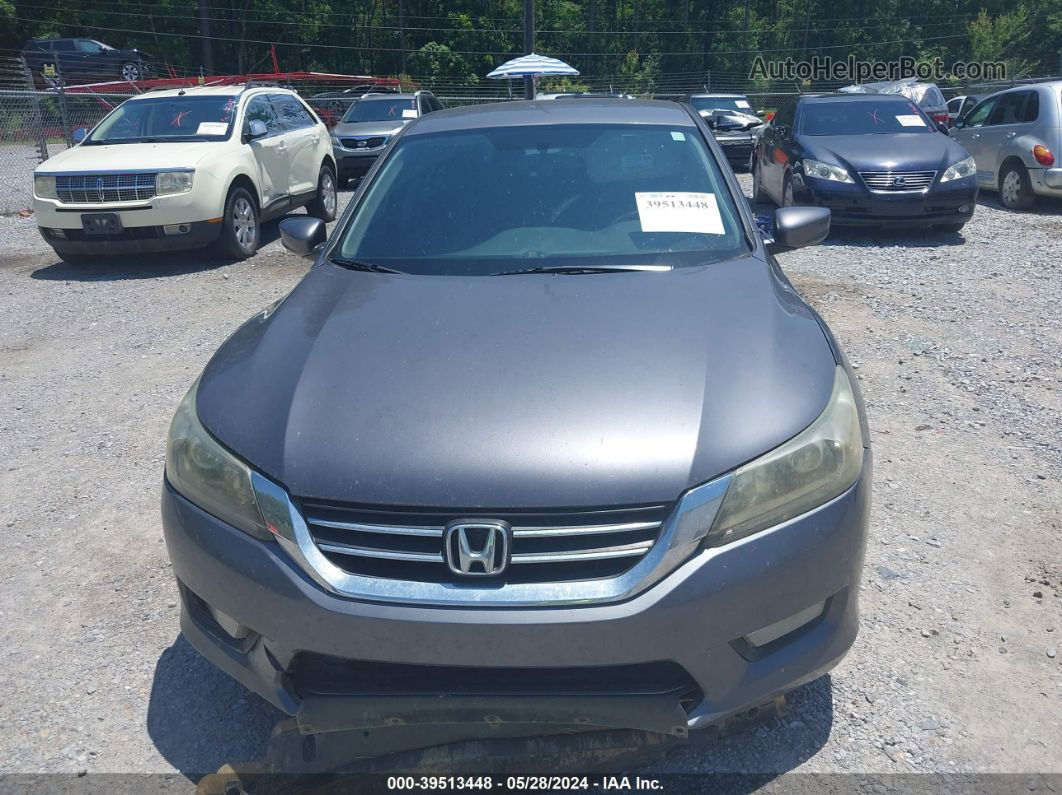 2014 Honda Accord Sport Gray vin: 1HGCR2F58EA136686