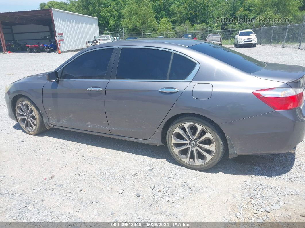 2014 Honda Accord Sport Серый vin: 1HGCR2F58EA136686