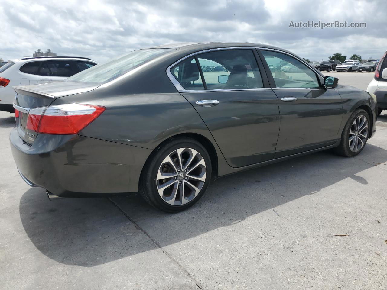 2014 Honda Accord Sport Gray vin: 1HGCR2F58EA193082