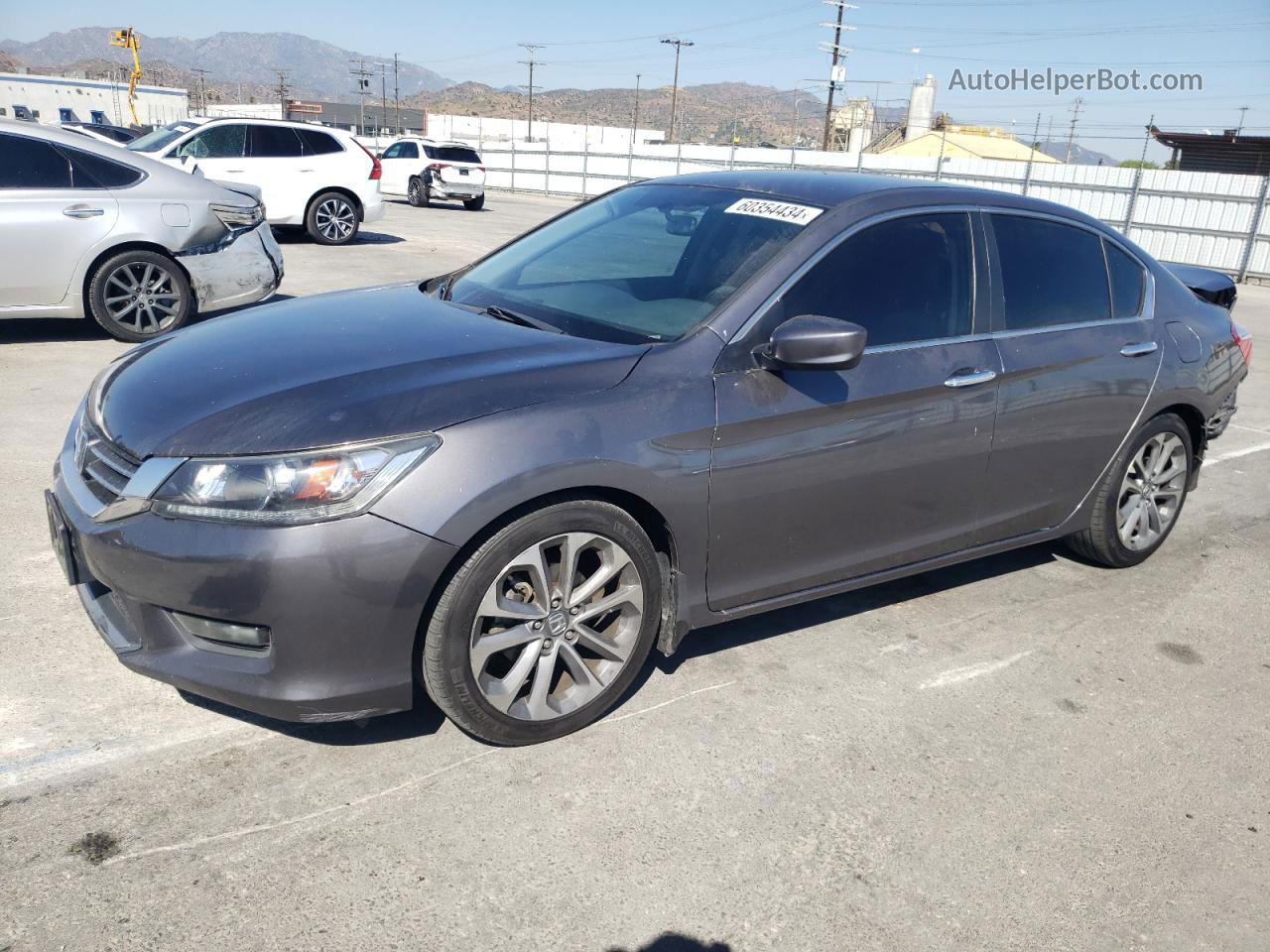 2014 Honda Accord Sport Угольный vin: 1HGCR2F58EA216456