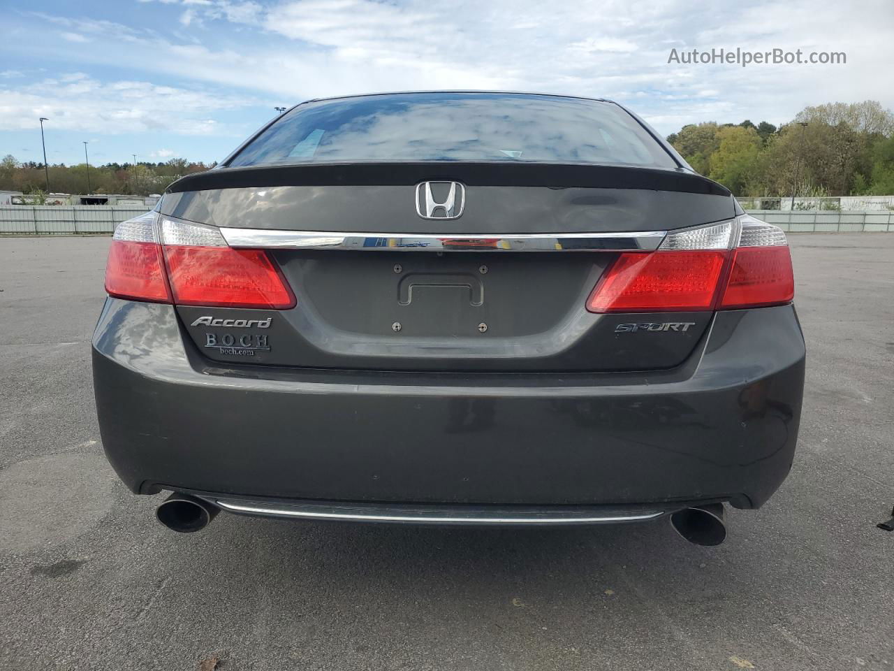 2014 Honda Accord Sport Серый vin: 1HGCR2F58EA263342