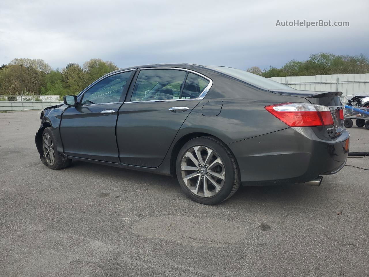 2014 Honda Accord Sport Gray vin: 1HGCR2F58EA263342