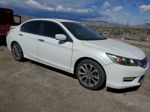 2014 Honda Accord Sport White vin: 1HGCR2F58EA297233