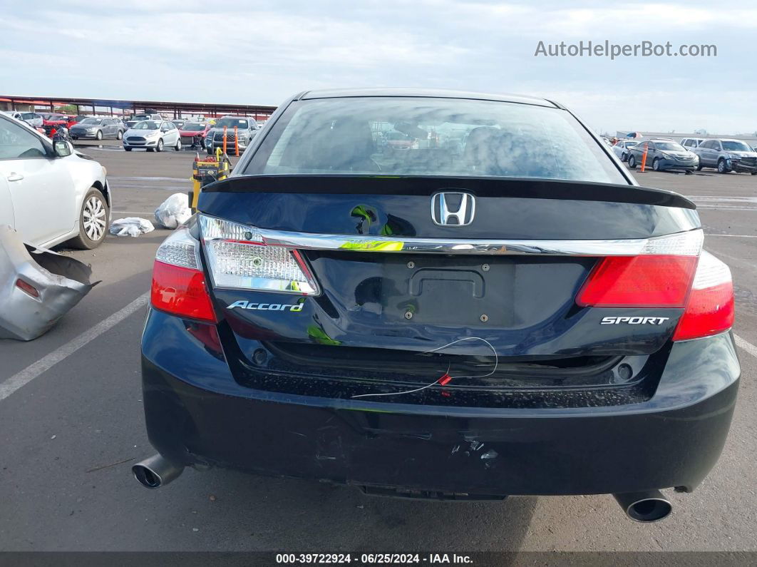 2015 Honda Accord Sport Black vin: 1HGCR2F58FA060758