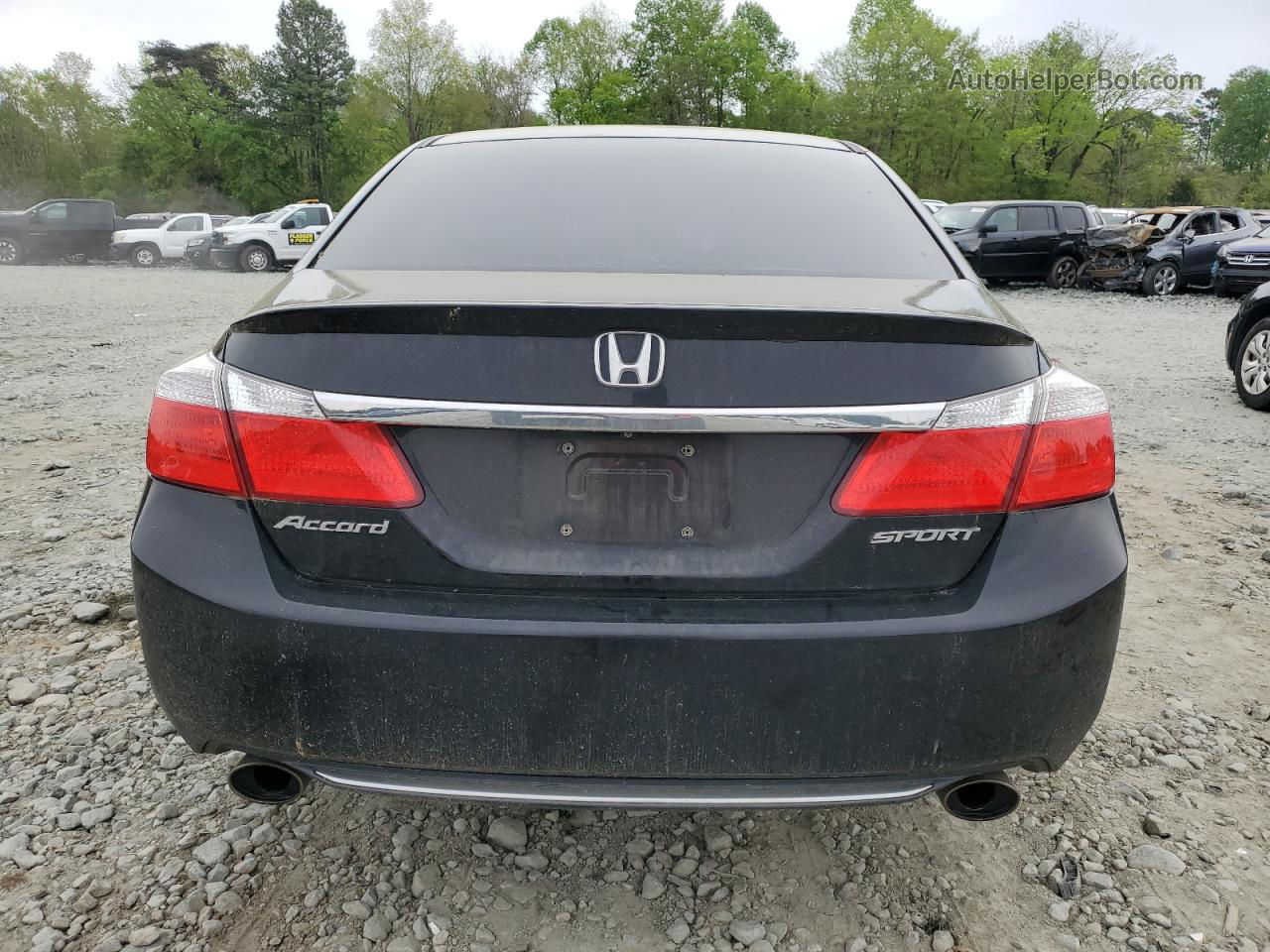 2015 Honda Accord Sport Black vin: 1HGCR2F58FA129660