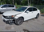 2015 Honda Accord Sedan Sport White vin: 1HGCR2F58FA134258