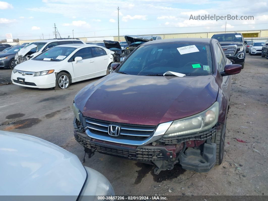 2015 Honda Accord Sport Burgundy vin: 1HGCR2F58FA166160