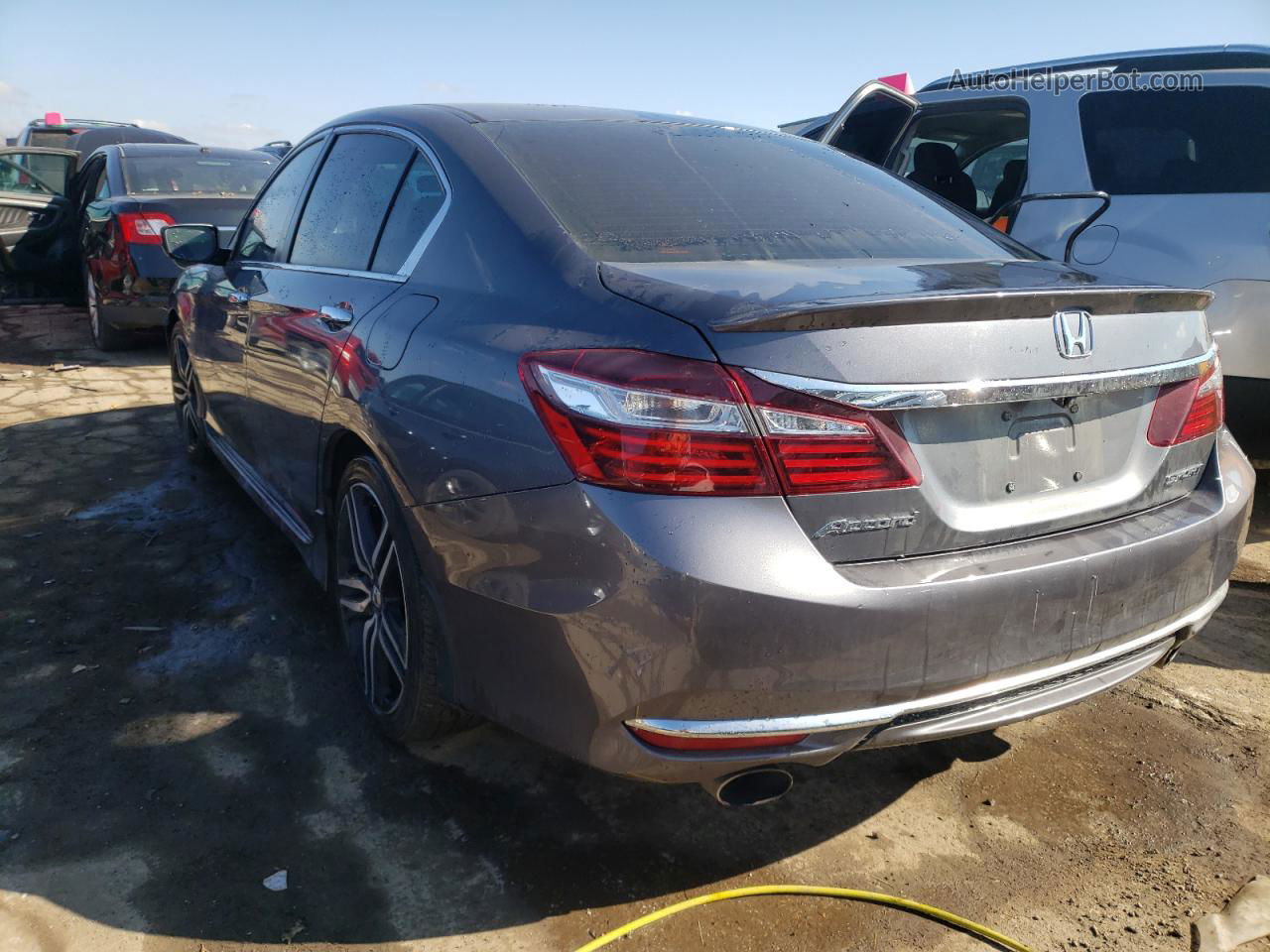 2016 Honda Accord Sport Угольный vin: 1HGCR2F58GA037854