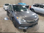 2016 Honda Accord Sport Gray vin: 1HGCR2F58GA093308