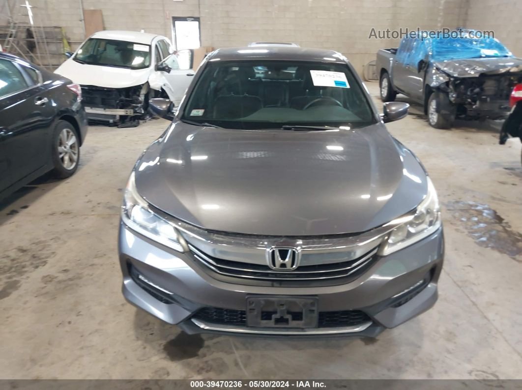 2016 Honda Accord Sport Gray vin: 1HGCR2F58GA093308