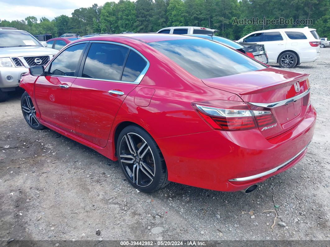 2016 Honda Accord Sport Red vin: 1HGCR2F58GA120409