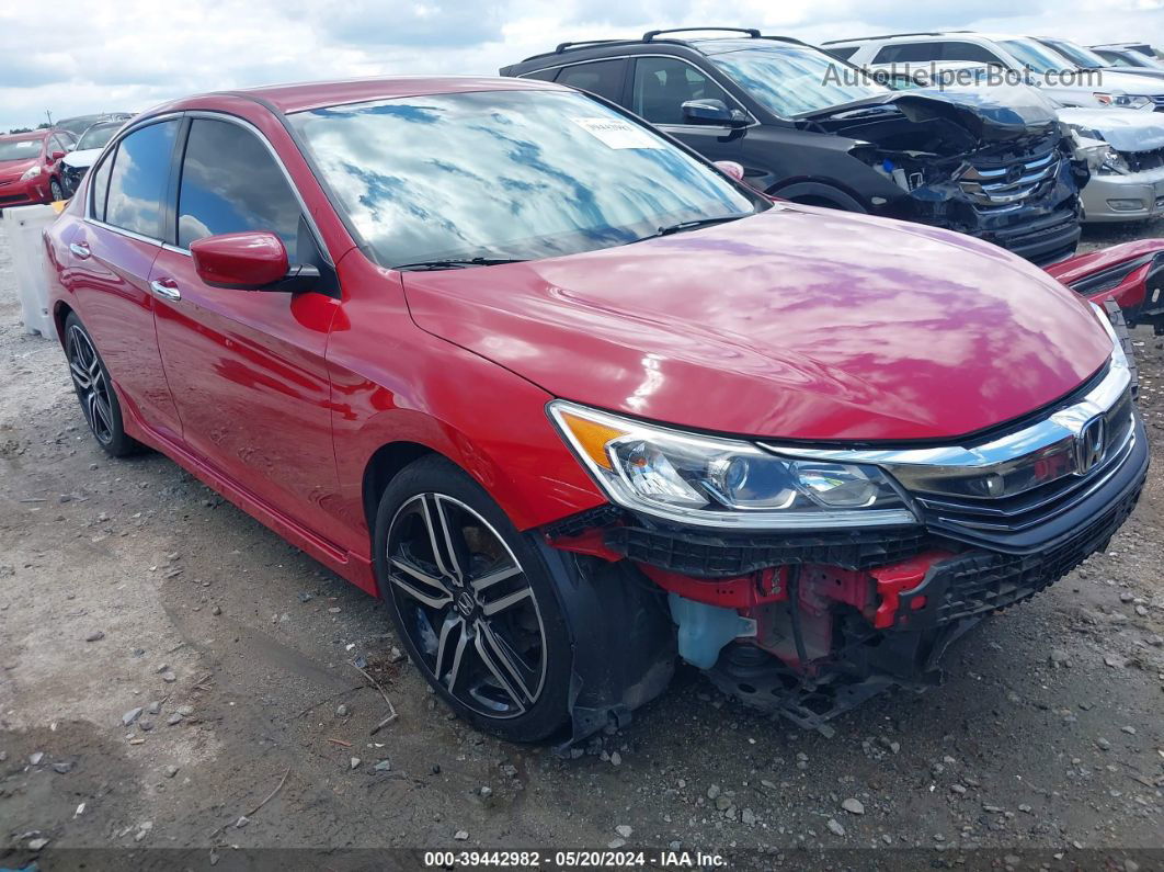 2016 Honda Accord Sport Red vin: 1HGCR2F58GA120409