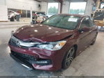 2016 Honda Accord Sport Burgundy vin: 1HGCR2F58GA212247