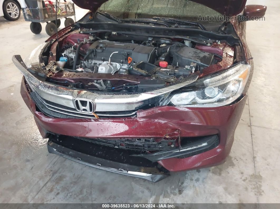 2016 Honda Accord Sport Burgundy vin: 1HGCR2F58GA212247