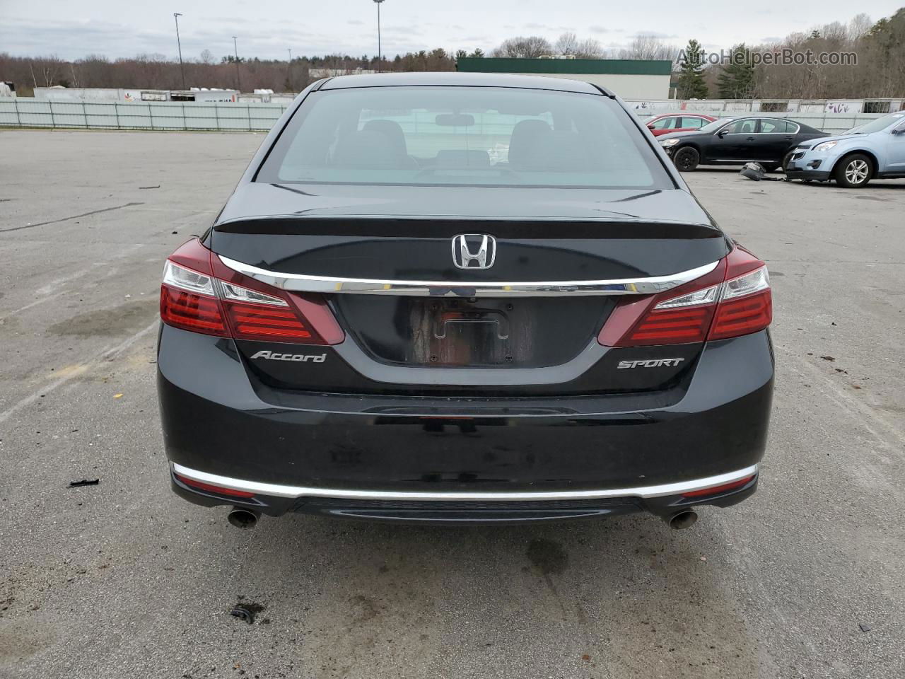 2016 Honda Accord Sport Black vin: 1HGCR2F58GA247581